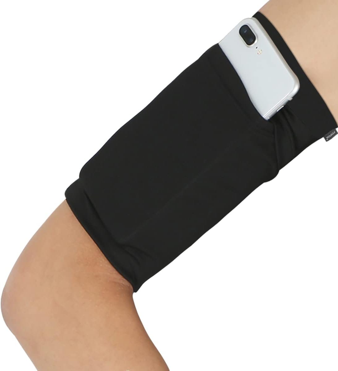Smaller Thinner XSmall Cell Phone Armband for Fitness Workouts Gym Exercise Working Out Training Marathon Walking Skating Riding Cycling Gardening Yoga Armband Sleeve for Thin Women Men/XSmall/Black