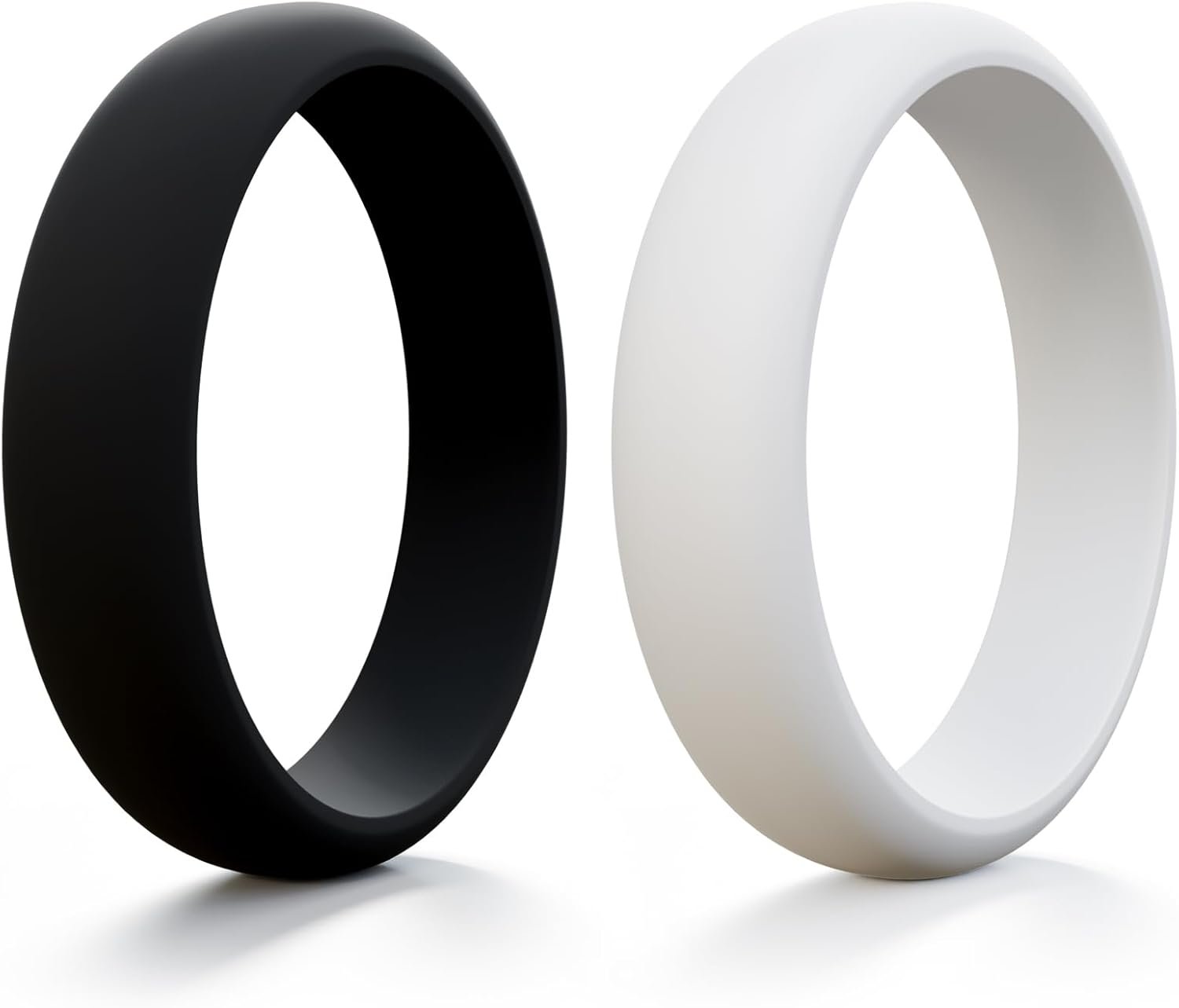 HOOPLE Silicone Wedding Rings for Women, Stackable Anniversary Rings, Flexible Rubber Wedding Bands for Active Lifestyle, Workout, Gym, Work & Daily Wear