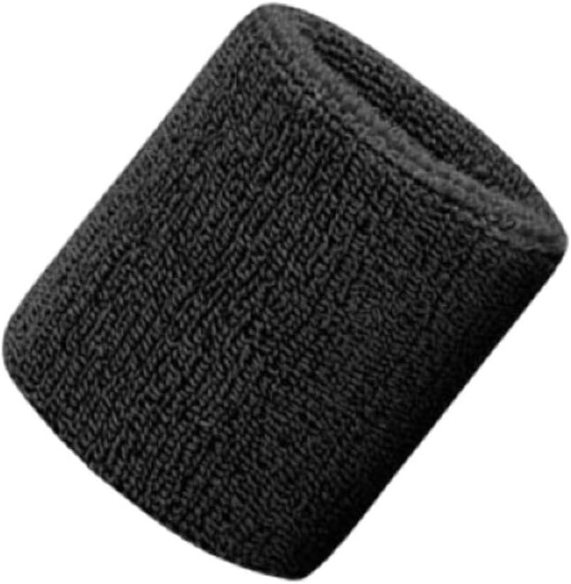 Wrist Bands – 3 Inch Sports Wristband, Soft Cotton Sweatband for Men & Women, Moisture-Wicking, Stretch Fit Arm Band for Gym, Basketball, Tennis, & Fitness Training. Comfortable & Washable. (1 Piece).
