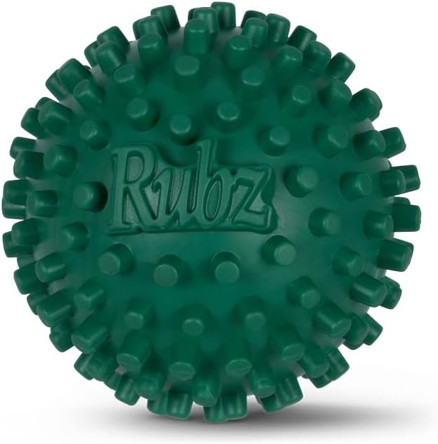 Due North Industrial Rubz Foot, Hand & Back Massage Ball, Relief from Plantar Fasciitis, Green