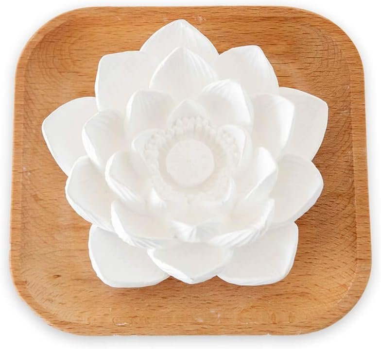 Plant Therapy Passive Lotus Flower Aromatherapy Diffuser – A Chic and Natural Home, Office, and Travel Essential Oil Diffuser