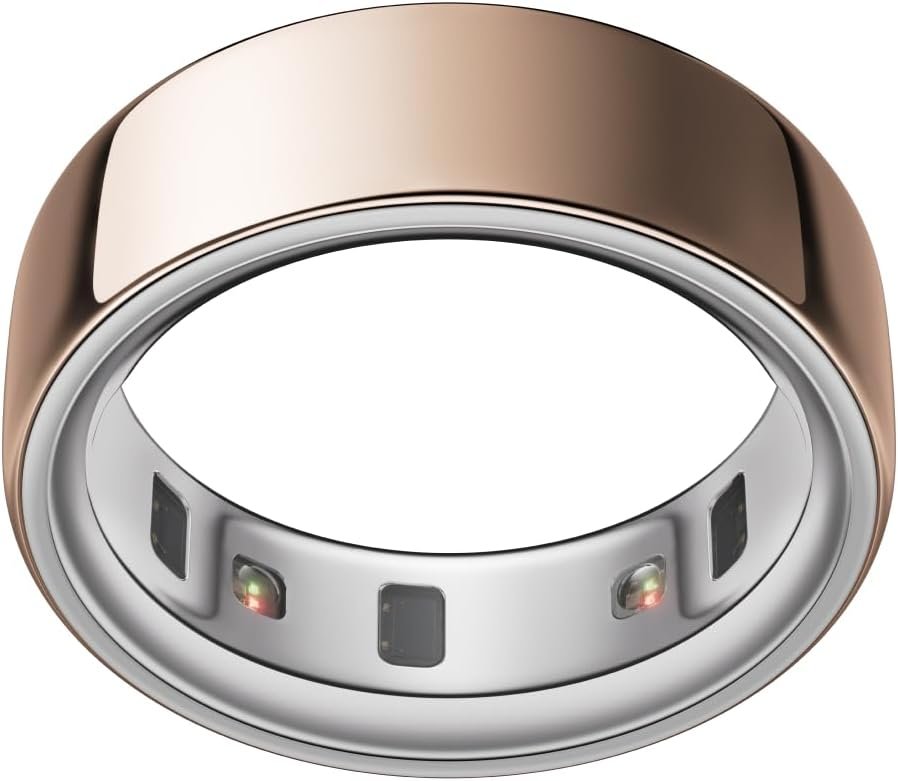 Oura Ring 4 – Rose Gold – Size 8 – Sleep, Activity, Women’s Health, AI Advisor, Up to 8 Days of Battery Life, Size Before You Buy, Android & iOS Compatible