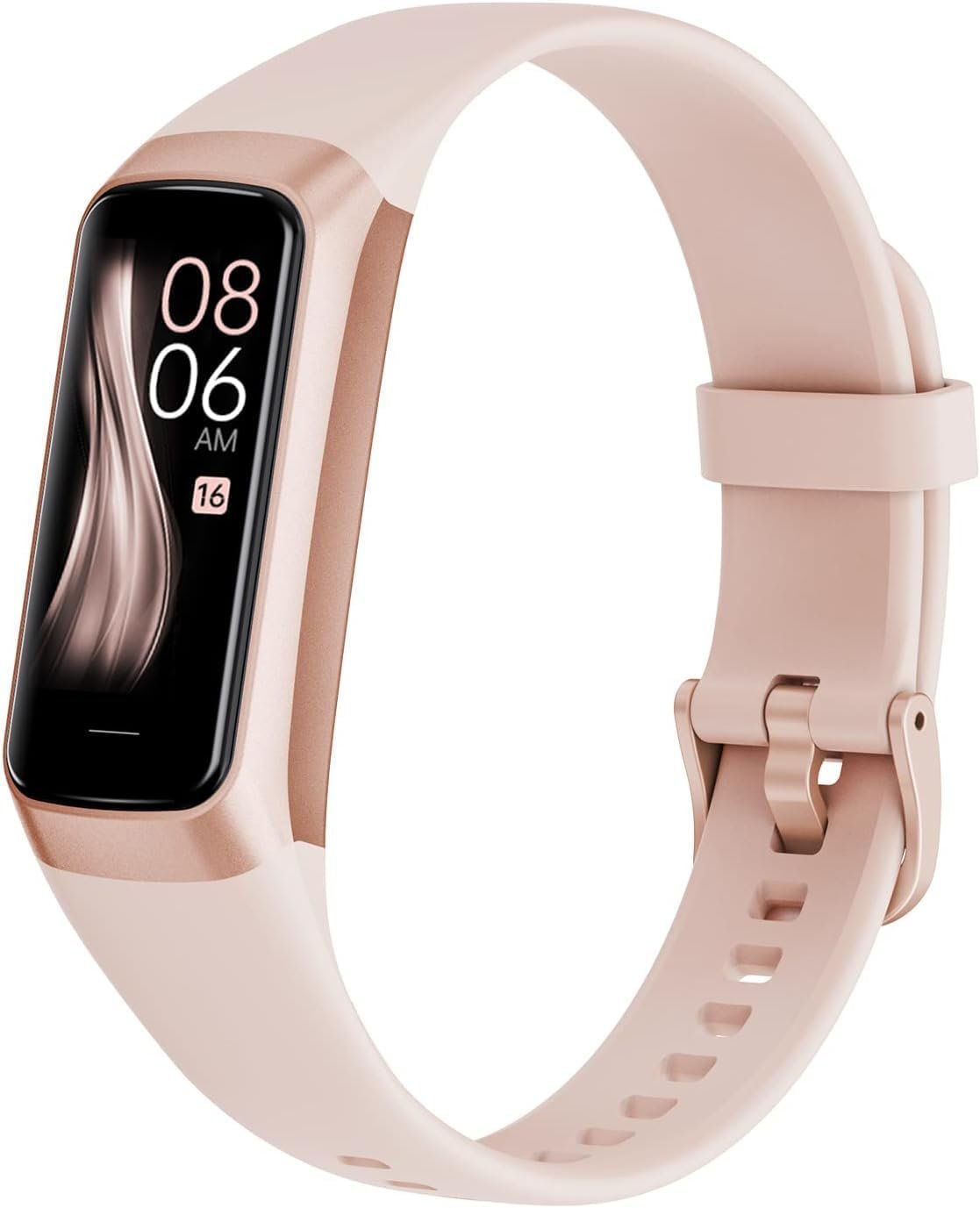 Fitness Tracker with 24/7 Blood Oxygen Heart Rate and Sleep Monitor,IP68 Waterproof,1.10”AMOLED Touch Color Screen,Step Counter Health Activity Trackers for Women Men