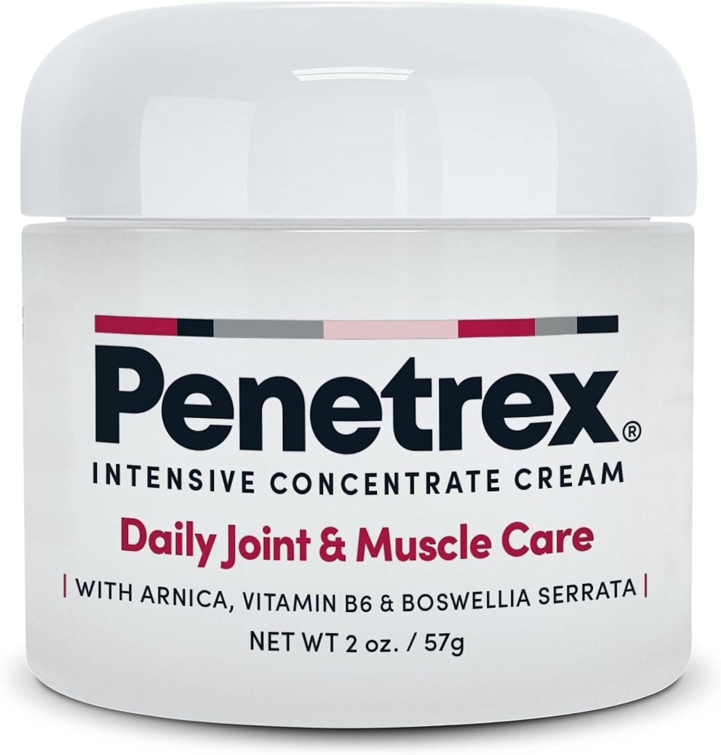 Penetrex Daily Joint & Muscle Care Cream – Soothing Botanical Formula with Arnica, Vitamin B6 & MSM – Lightweight Fast-Absorbing Cream for Everyday Movement – Non-Greasy – Light Scent- 2 oz