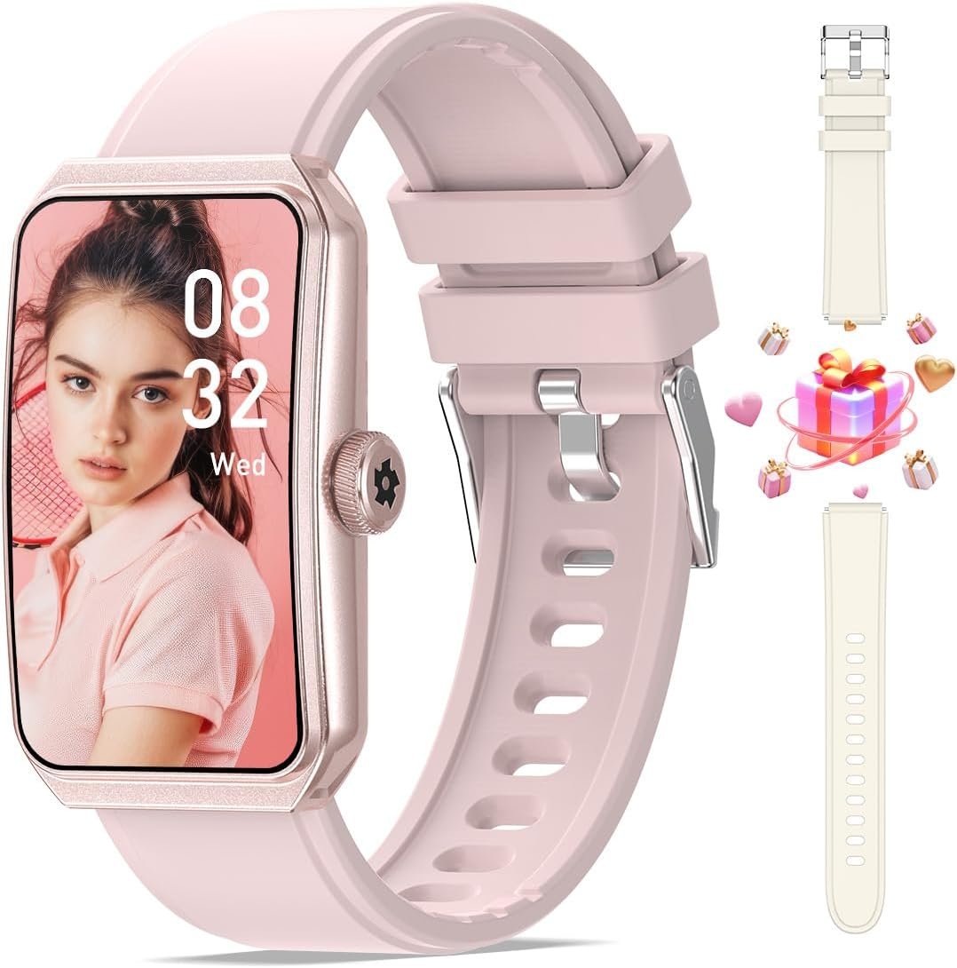 Nemheng Fitness Tracker for Women & Men – IP68 Waterproof, 100+ Sports Modes,24/7 Heart Rate & Sleep Monitor, Ultra-Long Battery Life, Android iOS Compatible, Includes Strap