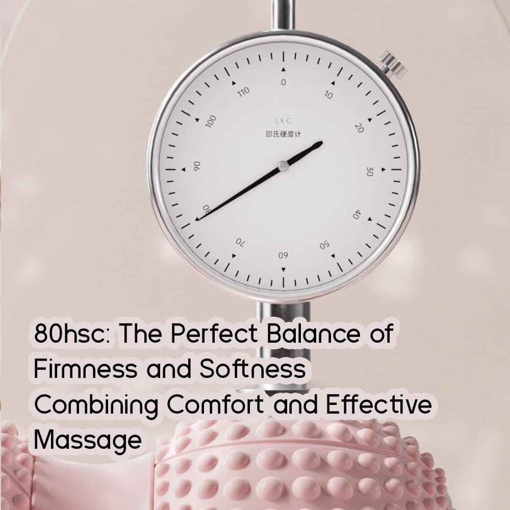 Peanut Massage Ball for Myofascial Release & Muscle Relaxation – Deep Tissue (Pink)