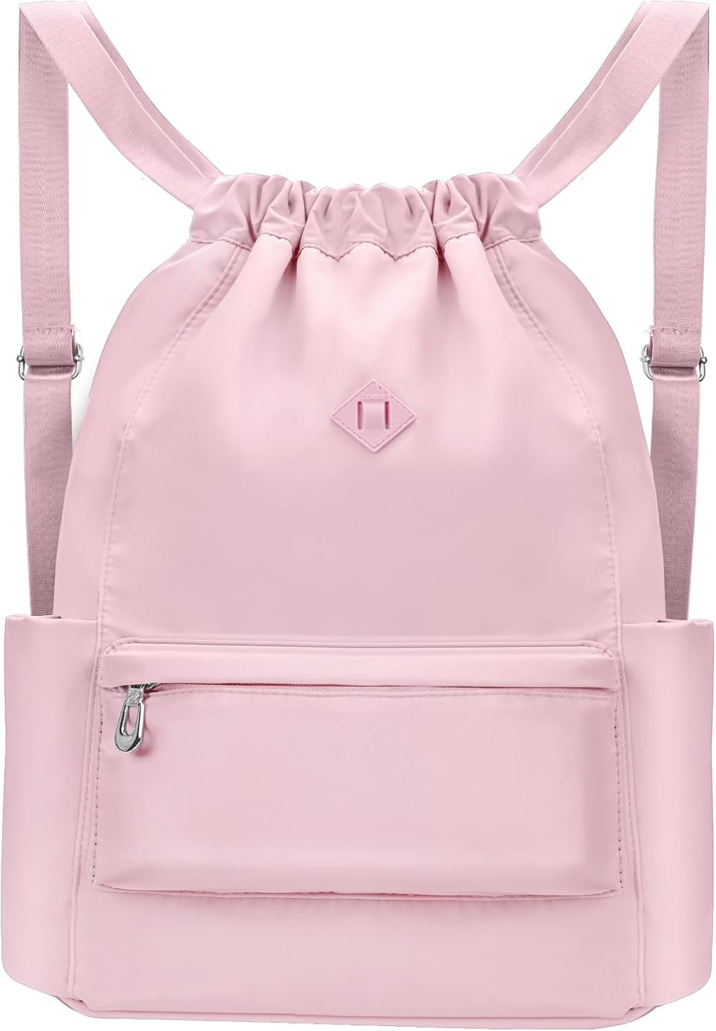BAVELOE Drawstring Backpack with Wet Pocket Gym Backpack Water-Resistant Cinch String Bag Beach Swim for Women Men
