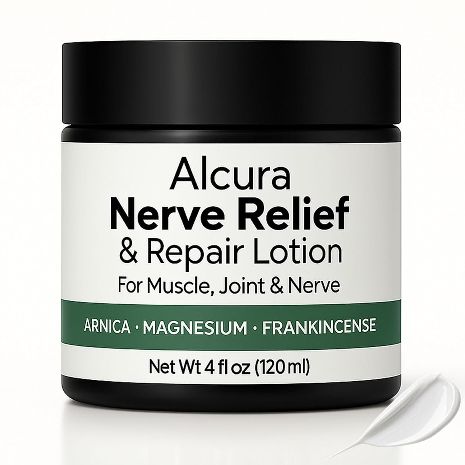 Alcura Cream, Arnica Cream, Magnesium Cream with Arnica – Daily Comfort Alcura Lotion for Neck, Hands & Feet, 4 fl oz (1 pack)