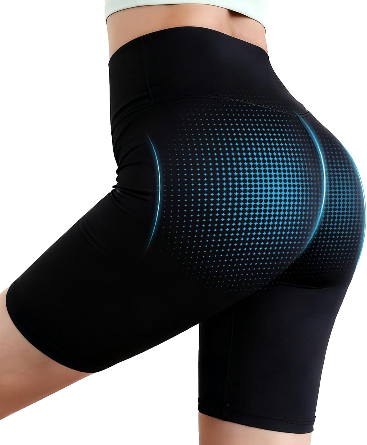 EMS Toning Shorts – Targeted Glute Muscle Strengthening System, Wearable Hip Workout Device for Passive At-Home Fitness Black