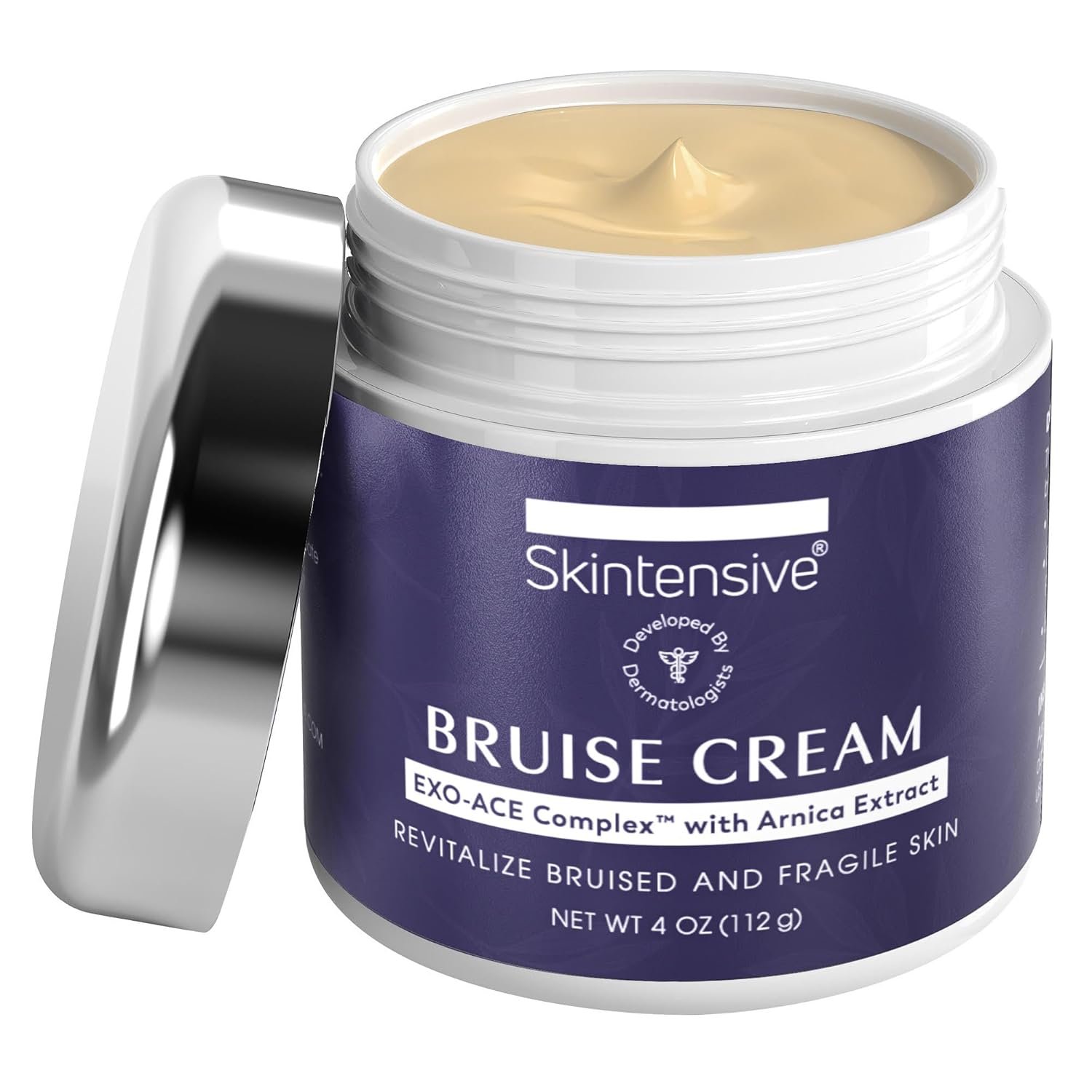 SKINTENSIVE Arnica Bruise Cream for Thin Skin – Moisturizing Arnica Cream, Vitamin K C and E, Skin Renewal, 4 Oz