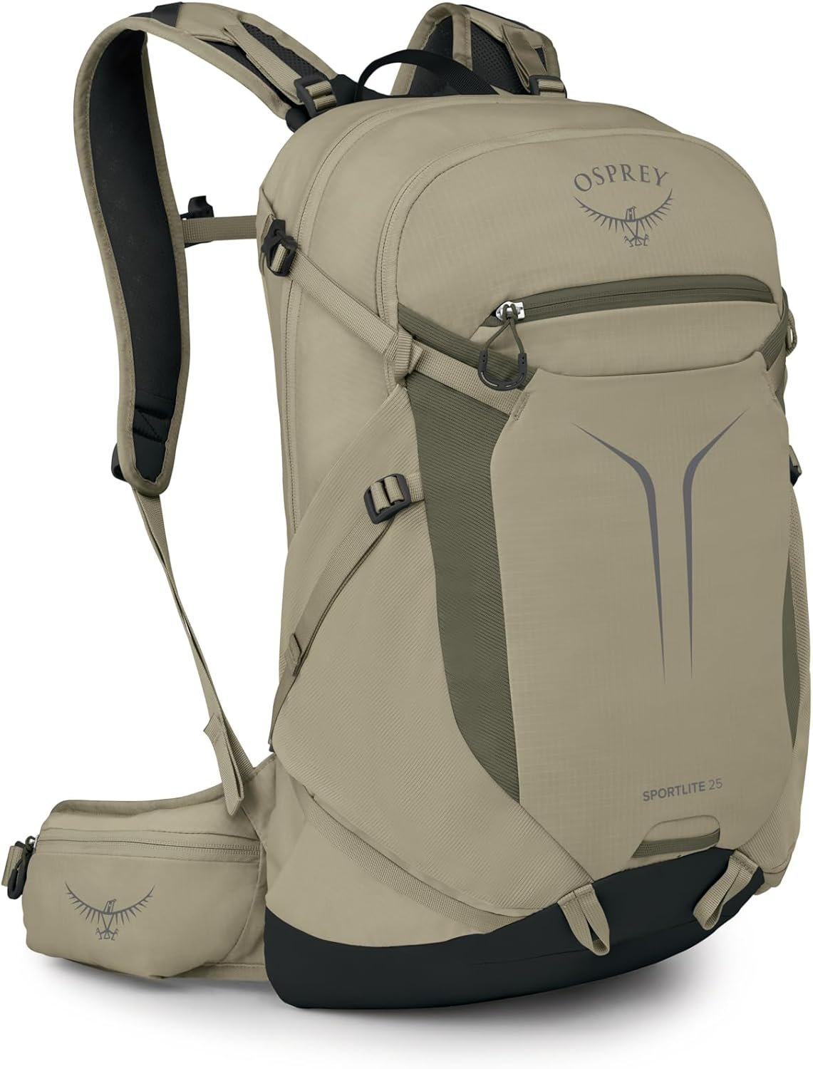 Osprey Sportlite 25L Lightweight Hiking Backpack for Men and Women – Everyday Hiking Bag – Travel Daypack, Olive Tan