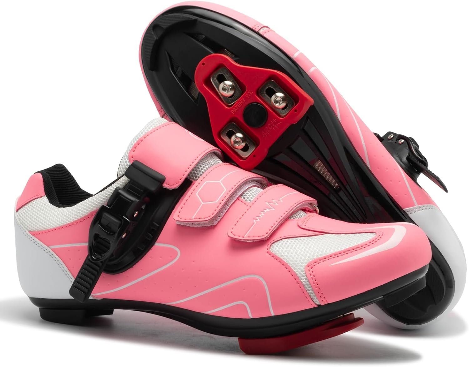 Cycling Shoes for Men Women Compatible with Peloton Bike, Indoor Spin Shoes with Pre-Installed Delta Cleats, Comfortable & Safe Unisex Outdoor Road Cycling Shoes