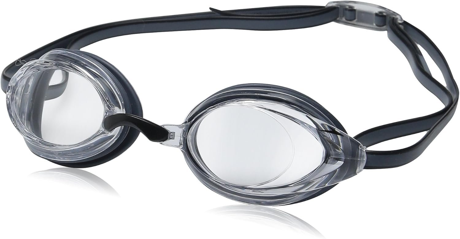 Speedo unisex-adult Swim Goggles Vanquisher 2.0