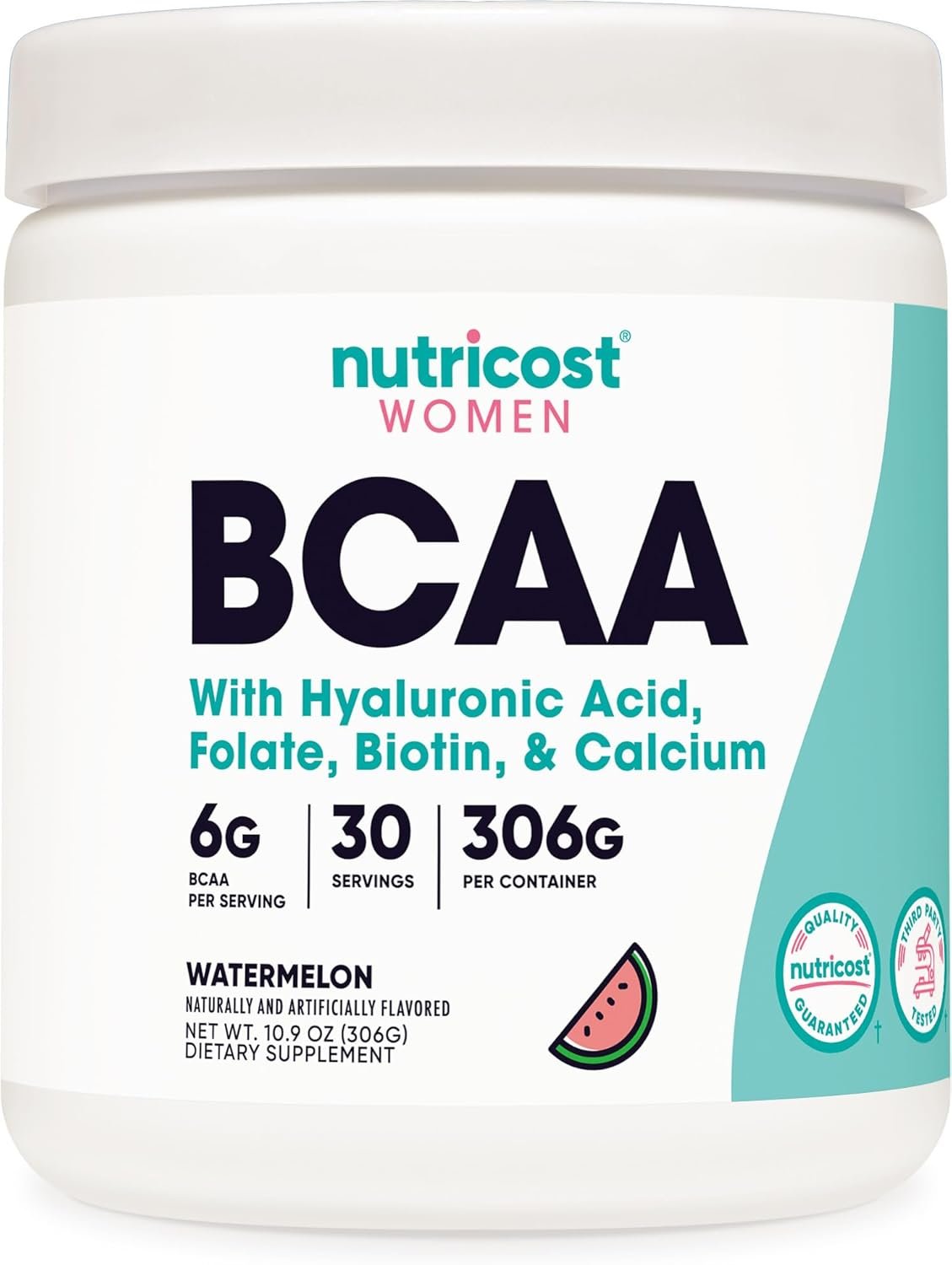 Nutricost BCAA for Women (Watermelon, 30 Servings) – Formulated Specifically for Women – Non-GMO and Gluten-Free