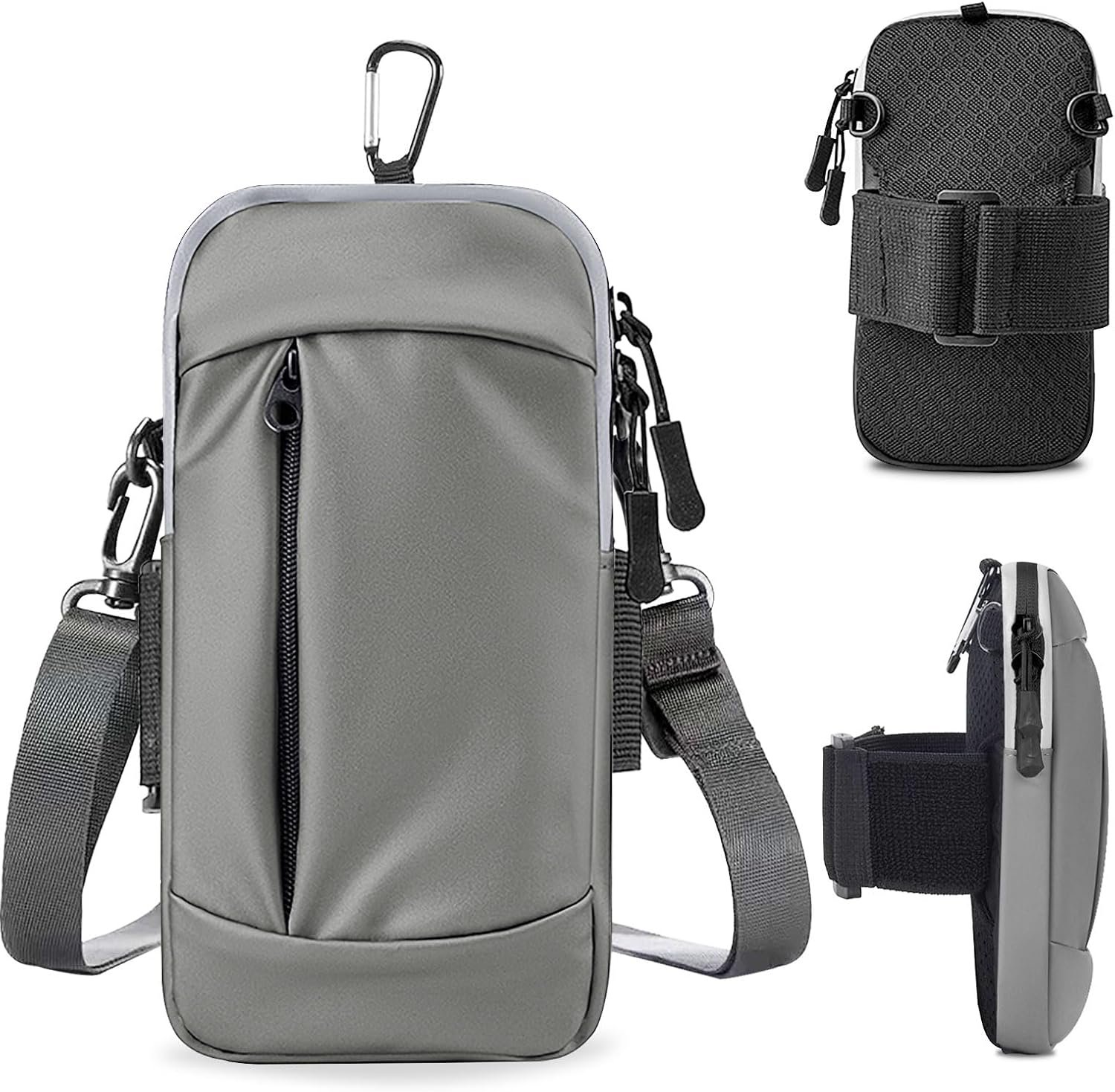 Phone Holder for Running Armband,Cell Phone Purse Small Crossbody Bags for Women Men Kids,iPhone 17 16 16e 15 14 13 12 11 Pro Max Xs Xr X Plus Mini Galaxy Ultra S26 S25 Note Bag Gym Arm Bands