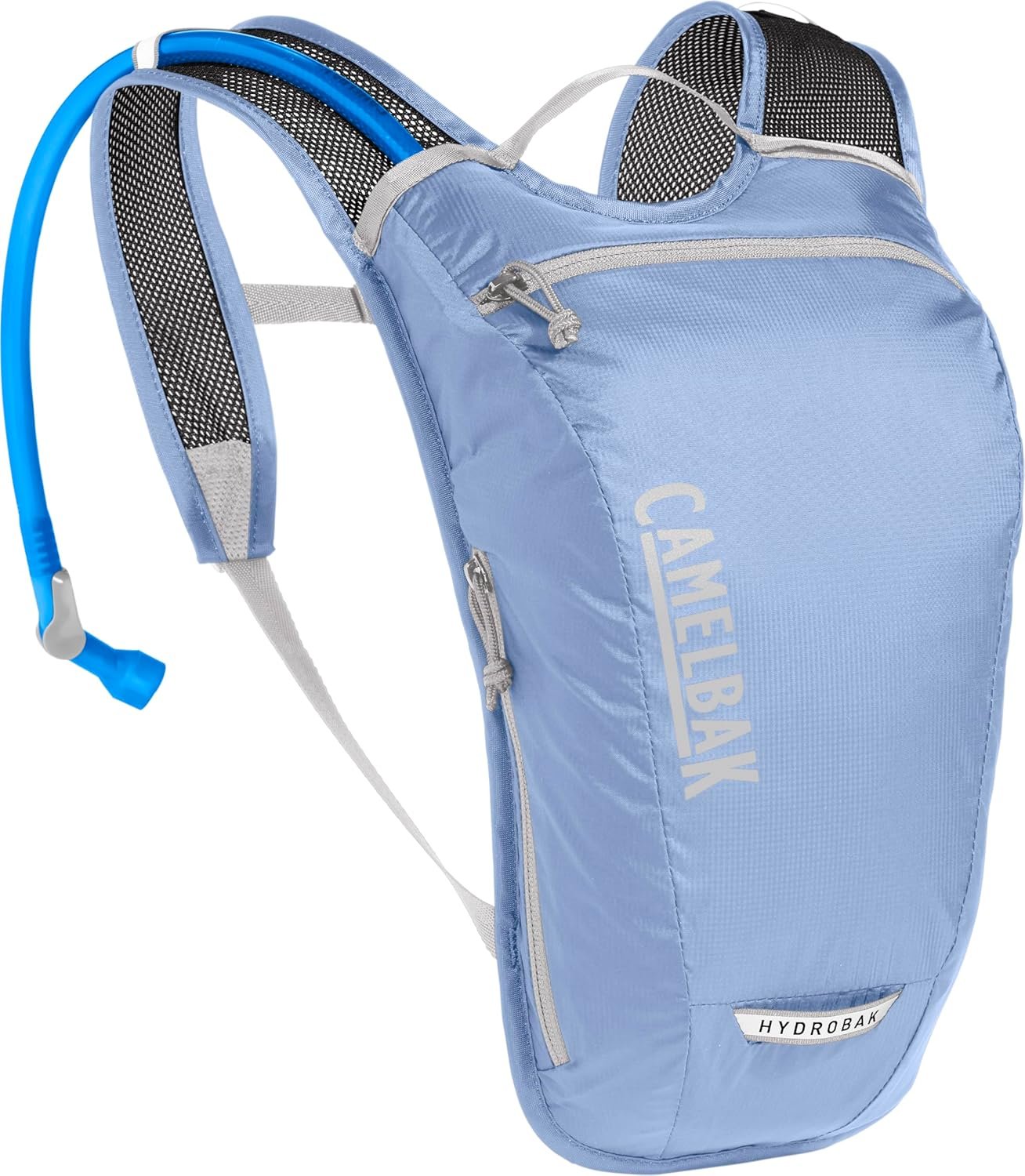 CamelBak HydroBak Light Bike Hydration Backpack, Ultra‑Light Low‑Profile Design with 50oz Crux Reservoir, Serenity Blue
