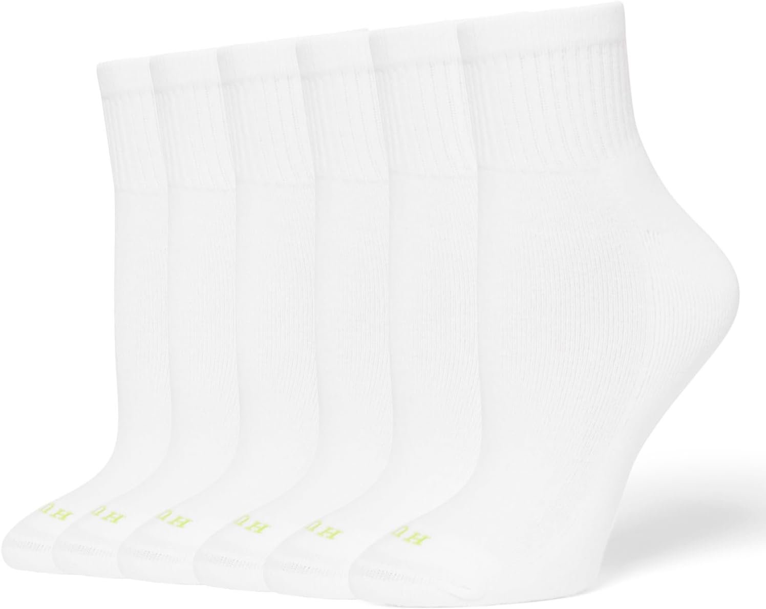 HUE Women’s Mini Crew Sock 6-pack