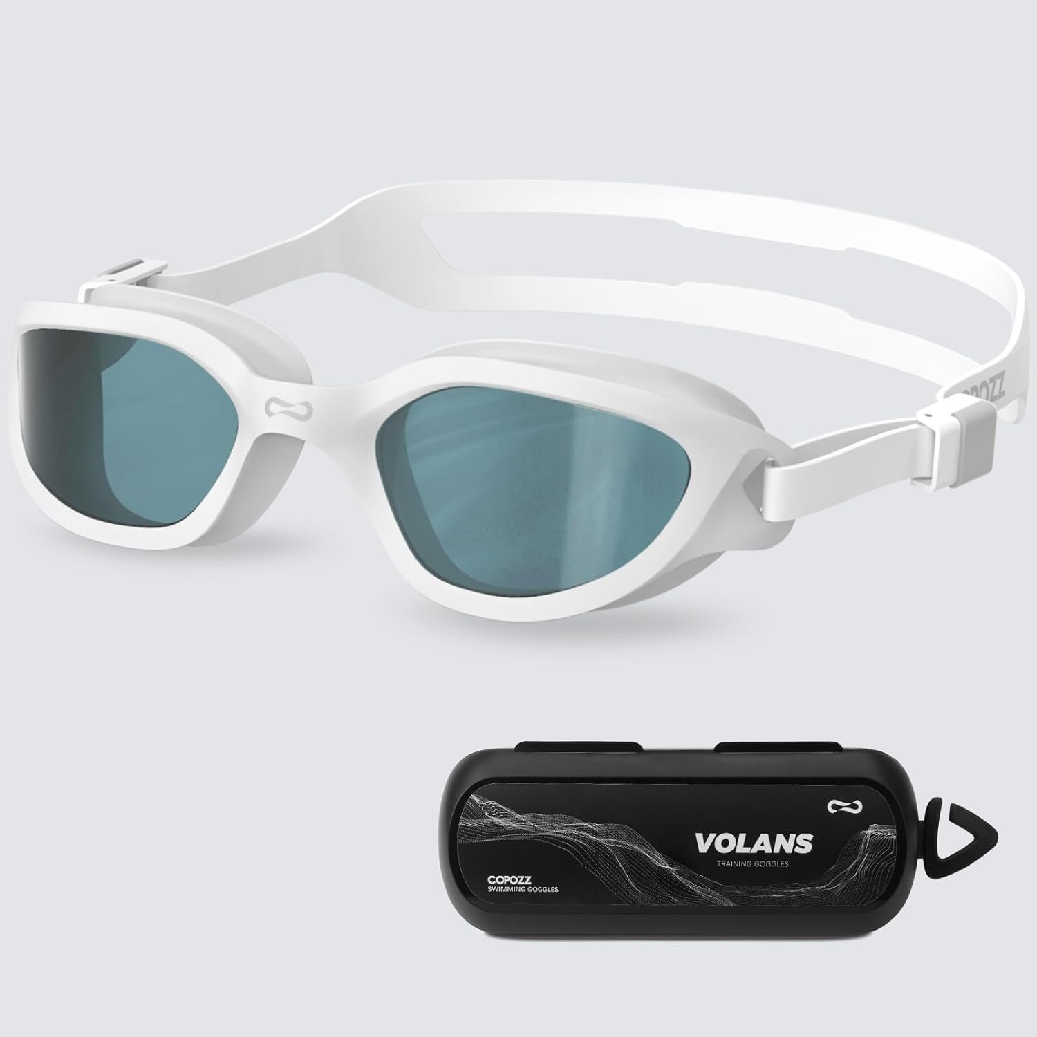 COPOZZ Swim Goggles Adult Women, Swimming Goggles for Women & Men, Anti-Fog No Leaking UV Protection for Adult