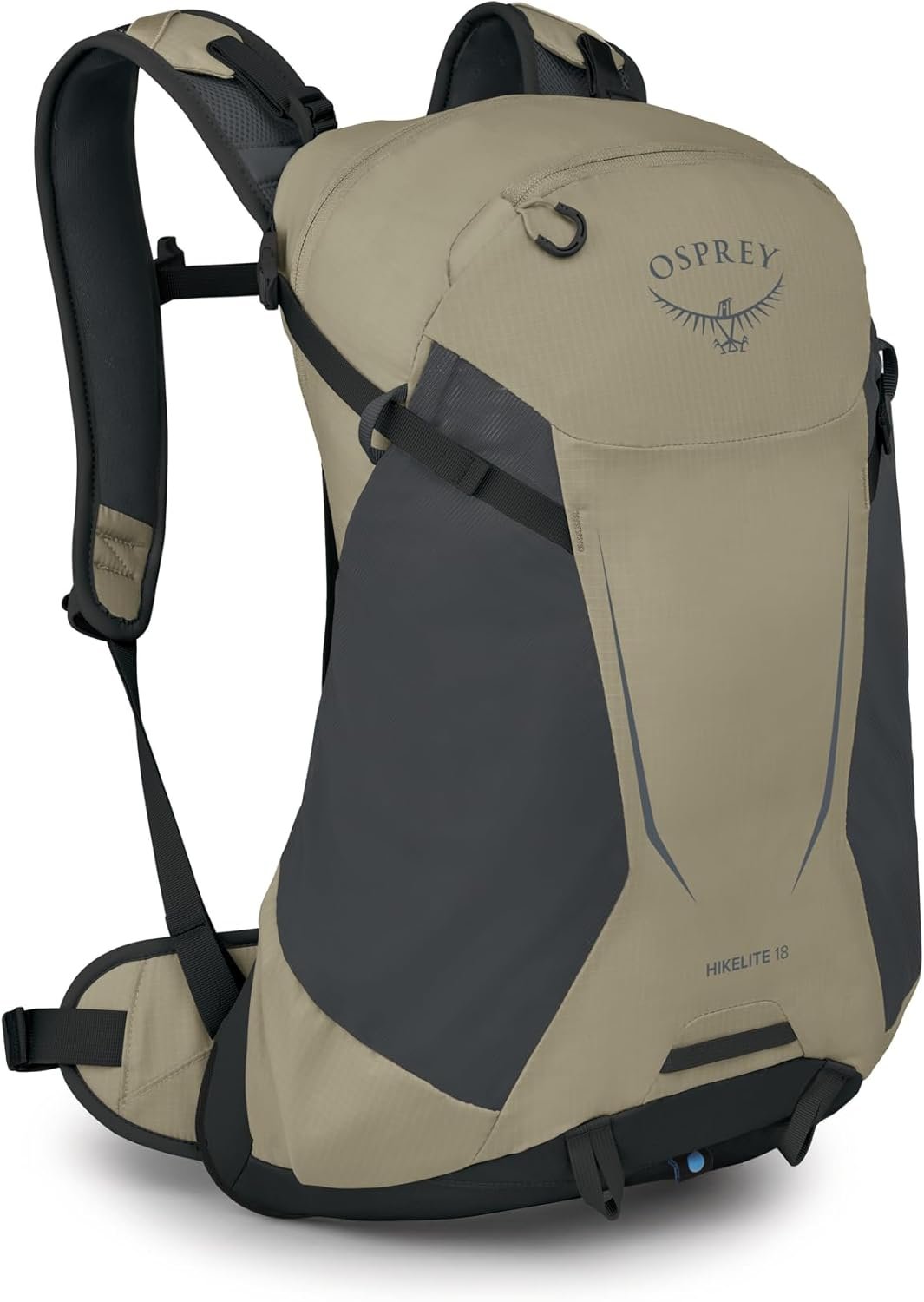 Osprey Hikelite 18L Durable Hiking Backpack – Travel Daypack with Rain Cover for Men and Women, Olive Tan