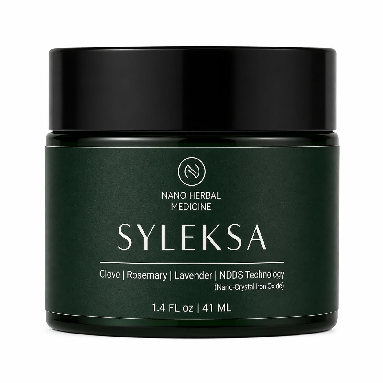 Herbal Recovery Cream for Muscle & Skin Soothing – Post Workout Balm with Clove, Rosemary & Lavender – Fast Absorbing Nano Formula – 1.4 oz – Syleksa