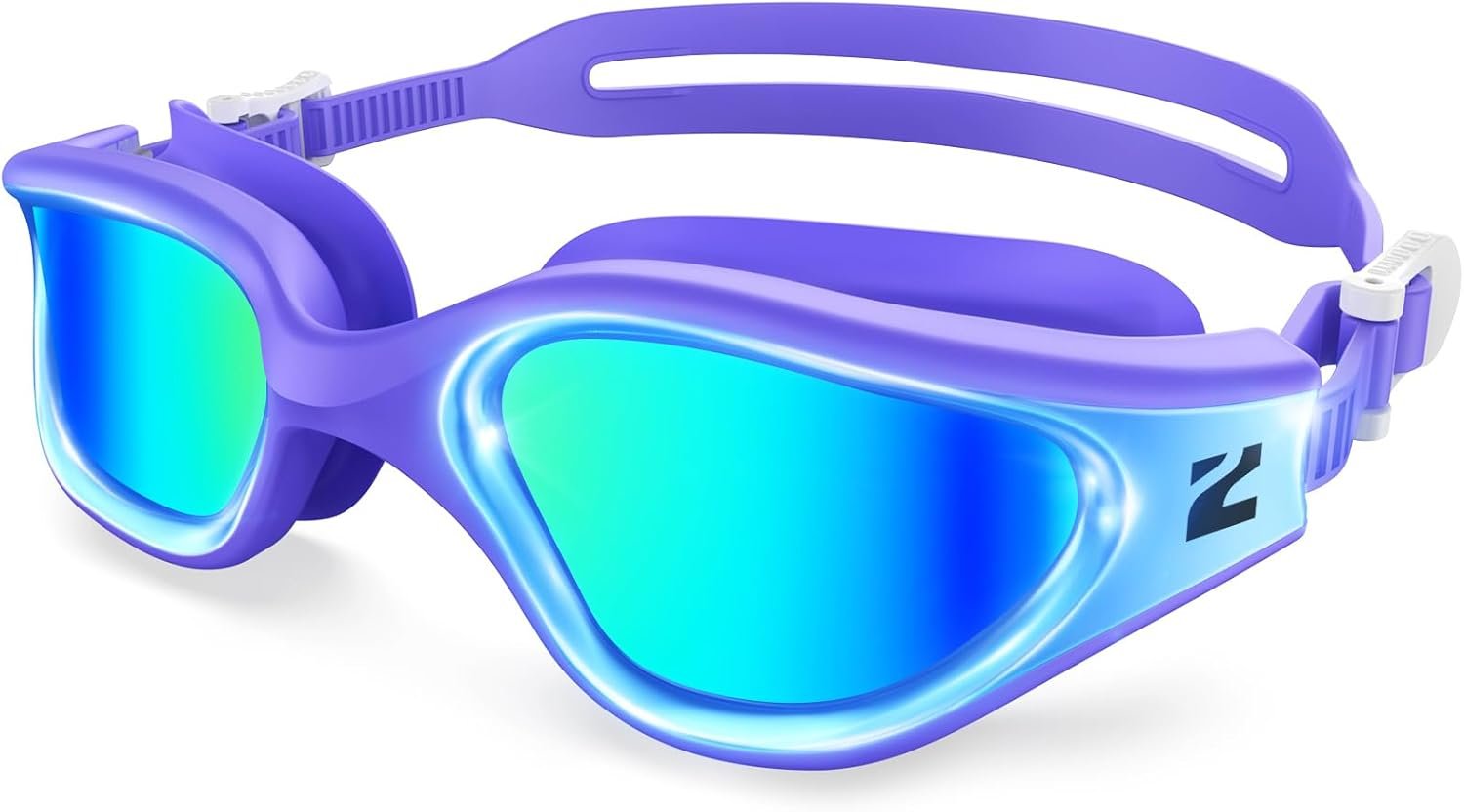 ZIONOR G1 Nava Hydrophilic Nano-Coated Super Anti-Fog Swim Goggles, Clear Vision, Leakproof for Men Women