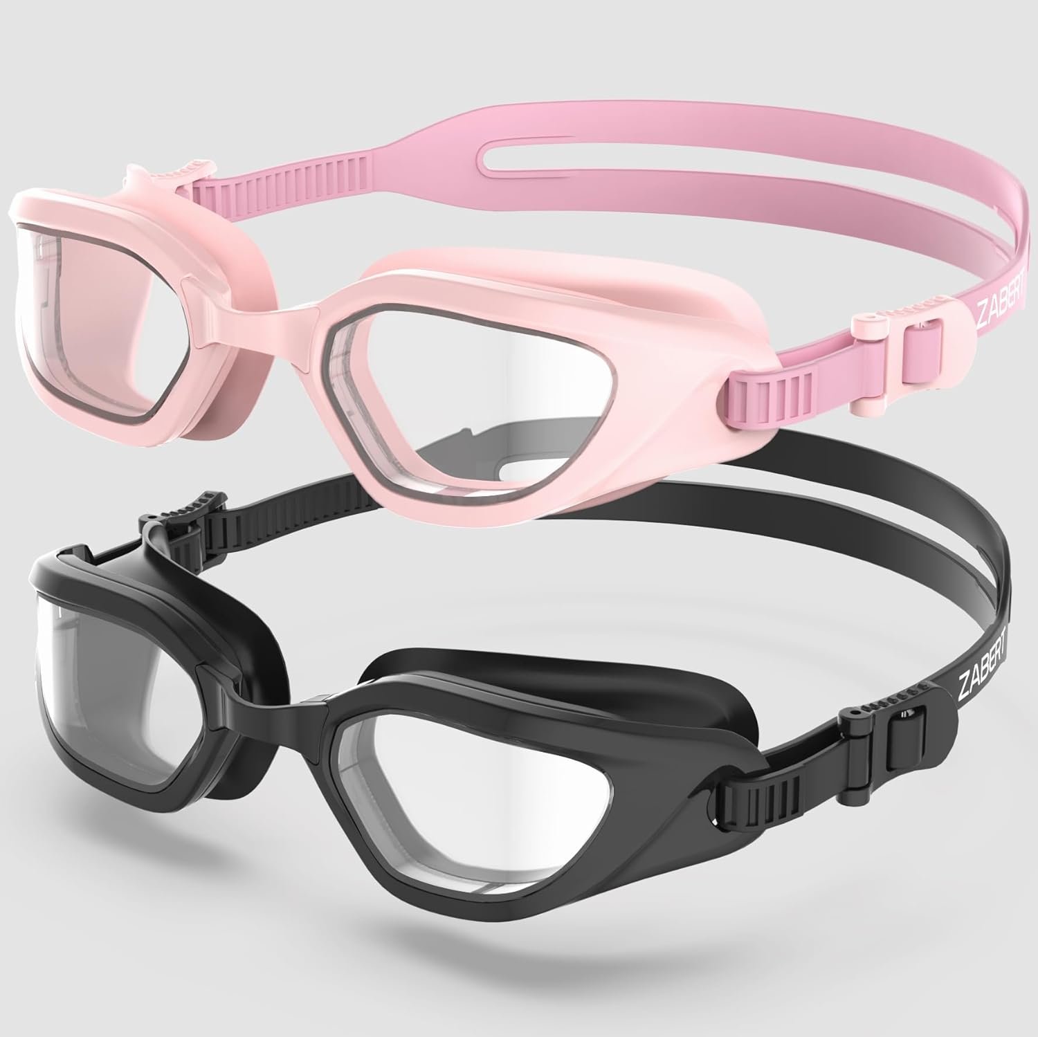 Swim Goggles,W2 Swimming Goggles for Adult Men Women, Anti-fog UV Protection No Leaking