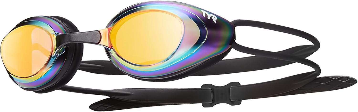 TYR Blackhawk Racing Swim Goggles – Adult Swimming Goggles for Men and Women – Anti-Fog, UVA/UVB Protection, Watertight