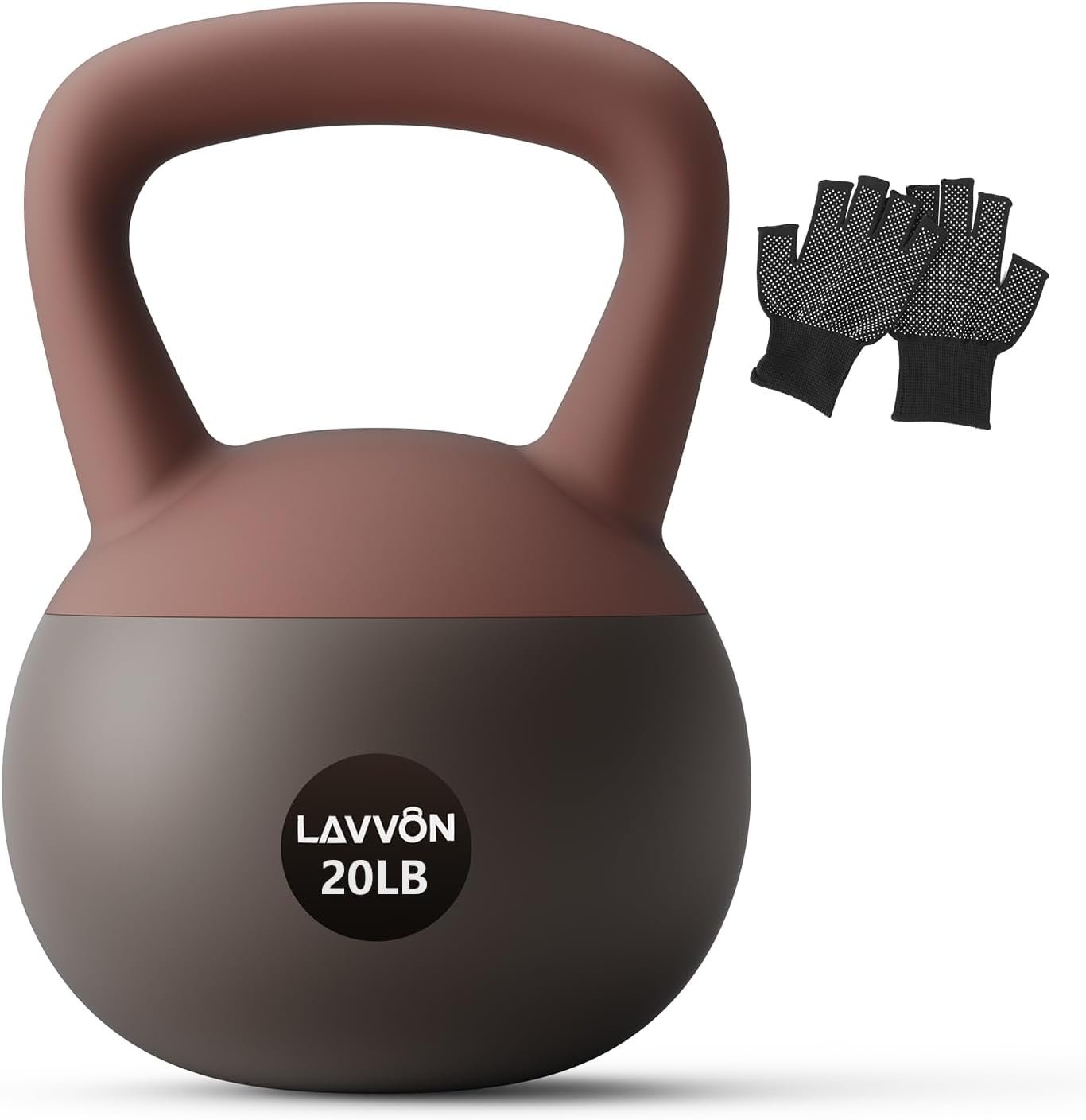 Soft Kettlebell – Cushioned Impact-Resistant Base and Anti-Slip, Kettle bell Anti-Slip Grip Weight for Home Workouts, Safe Strength Training Kettlebells Sets for Women & Men, With Non-slip Gloves