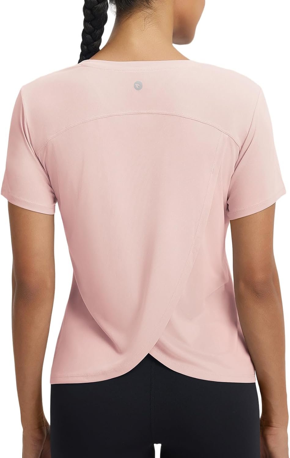 baleaf Women’s Short Sleeve Workout Shirts Athletic Tops Sun Protection Breathable T-Shirts Quick Dry Gym Running Tennis