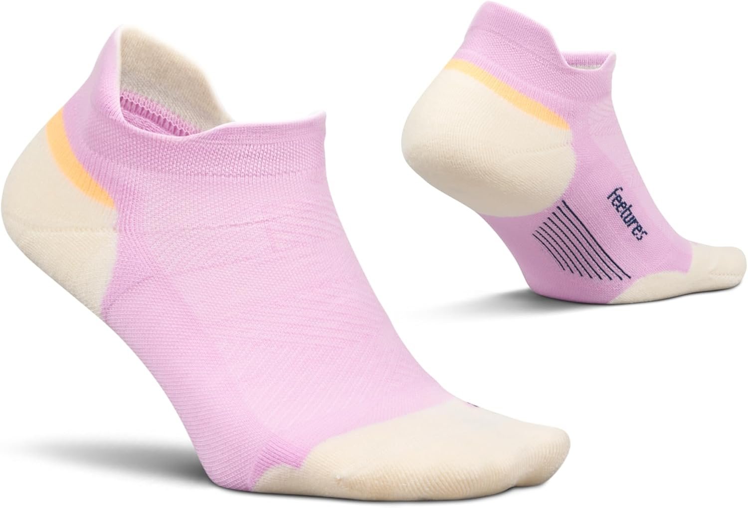 Feetures Elite Max Cushion No Show Tab – Running Socks for Men & Women, Athletic Compression Socks, Moisture Wicking