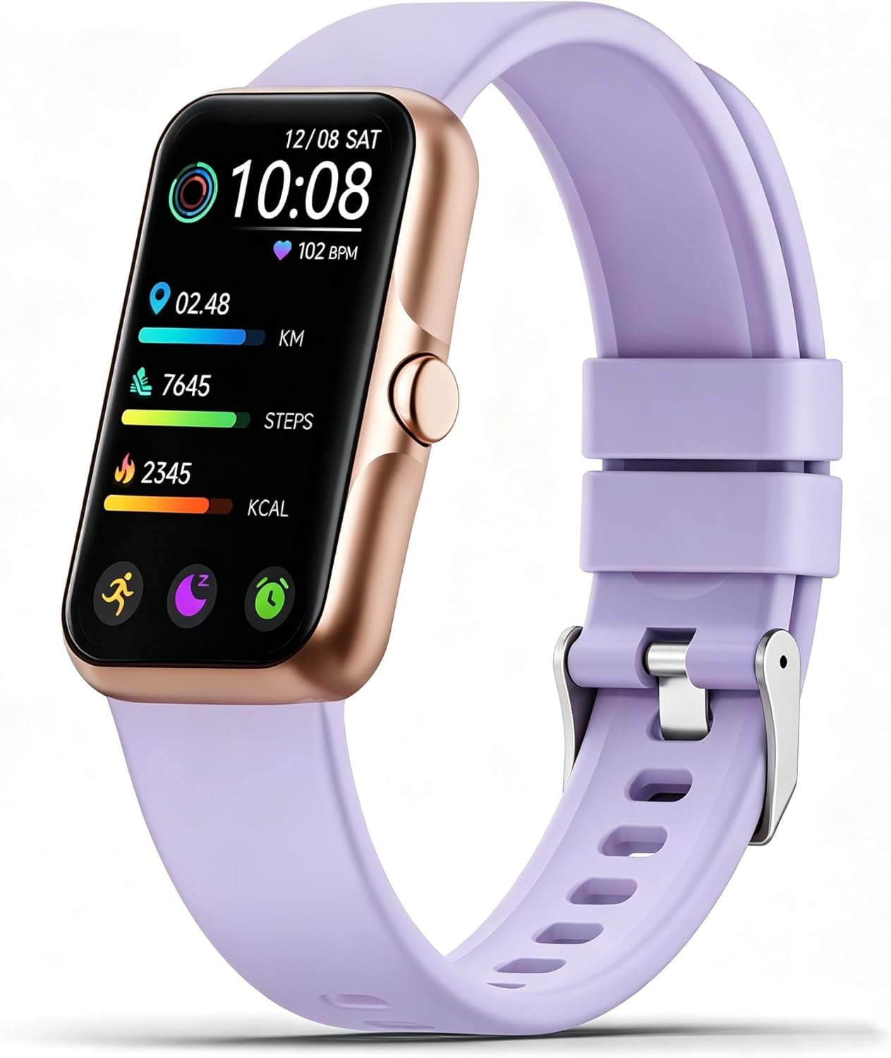 Health Fitness Tracker, Smart Watch with 24/7 Heart Rate and Blood Oxy-gen Monitor, Sleep Tracker with IP68 Waterproof, Activity Tracker Pedometer Step Counter for Women Men