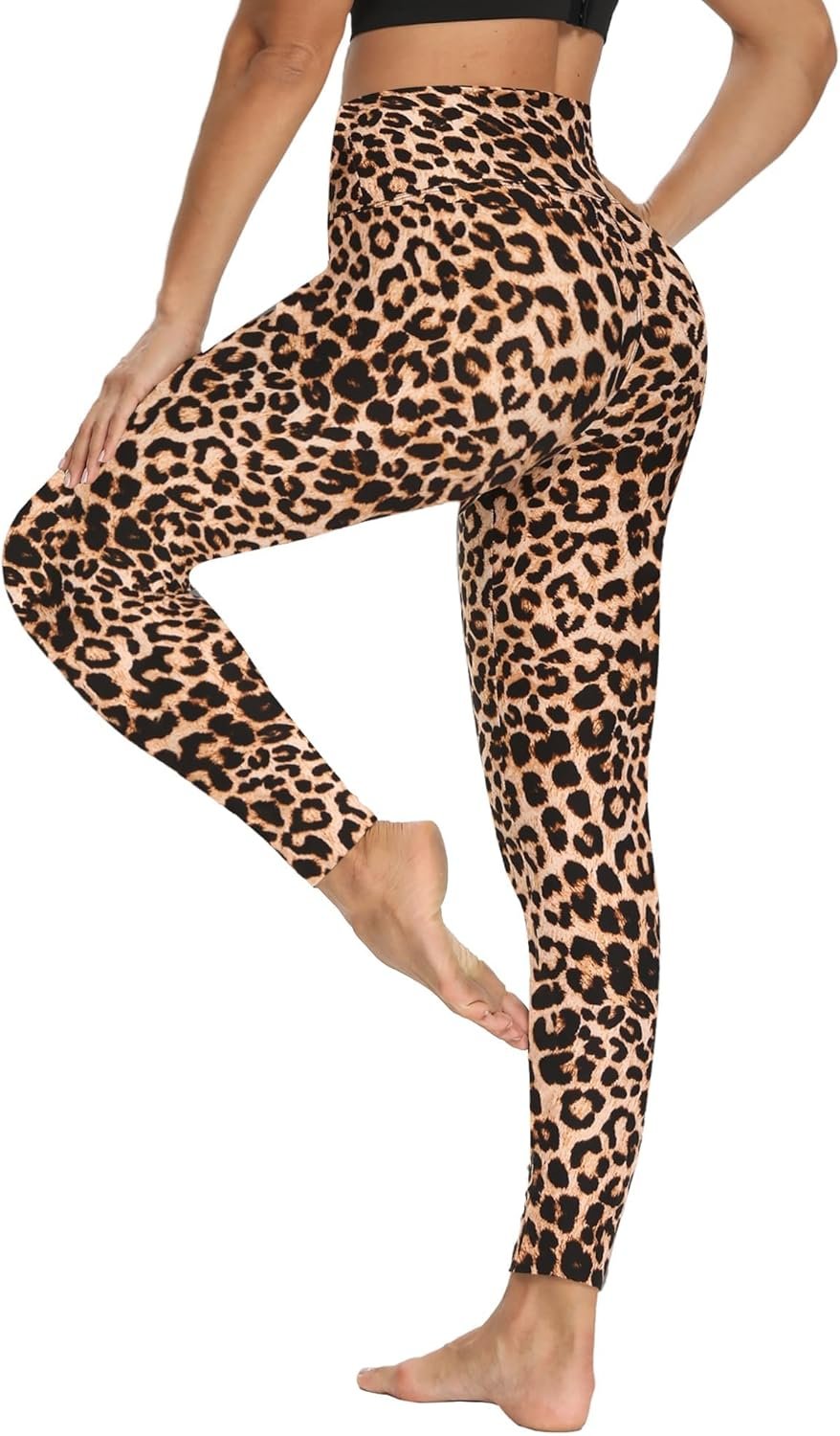 YOLIX Workout Leggings for Women – High Waisted Yoga Pants Tummy Control Compression for Running