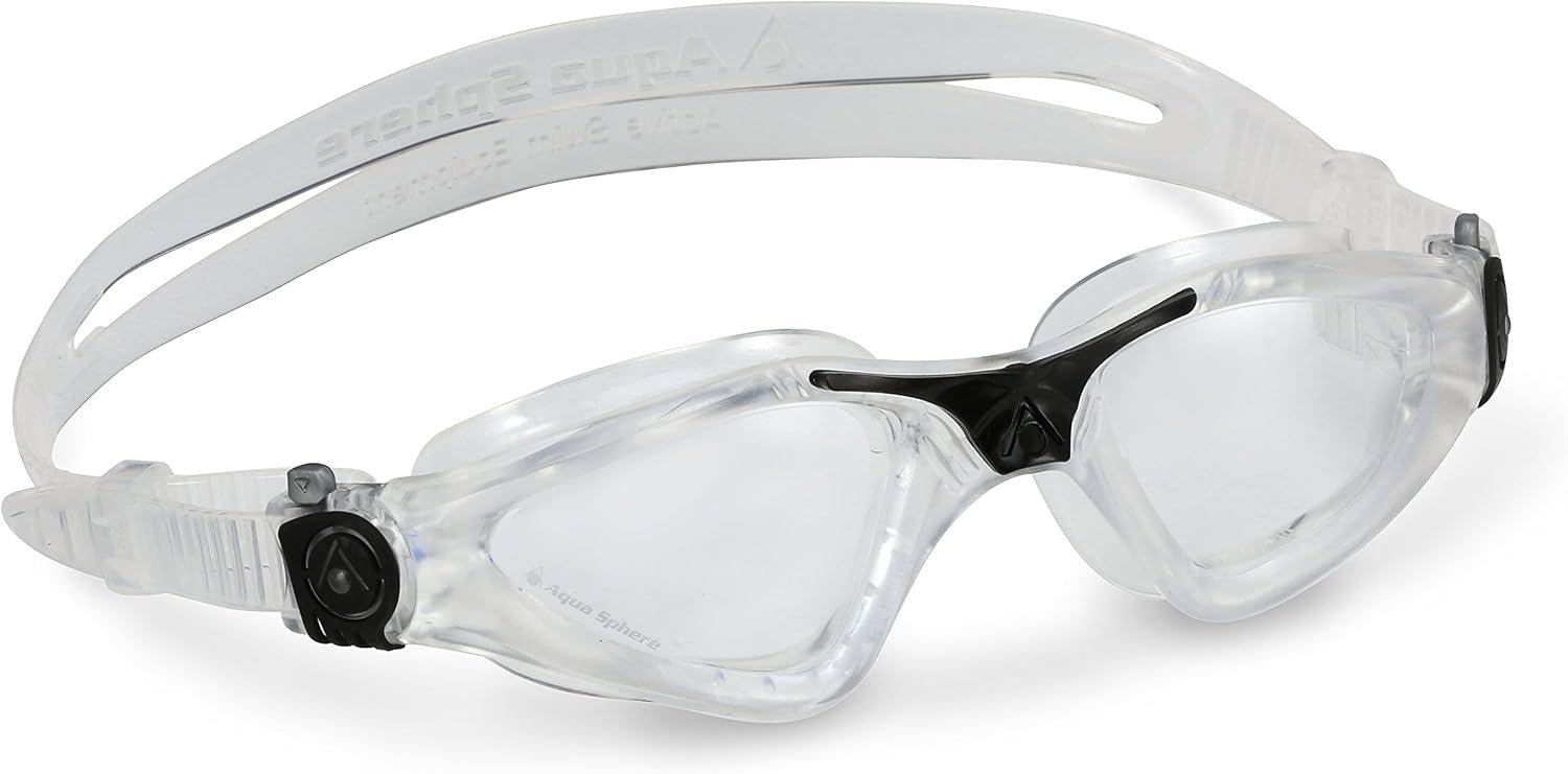 Aqua Sphere Kayenne Goggle With Clear Lens, Clear/Black
