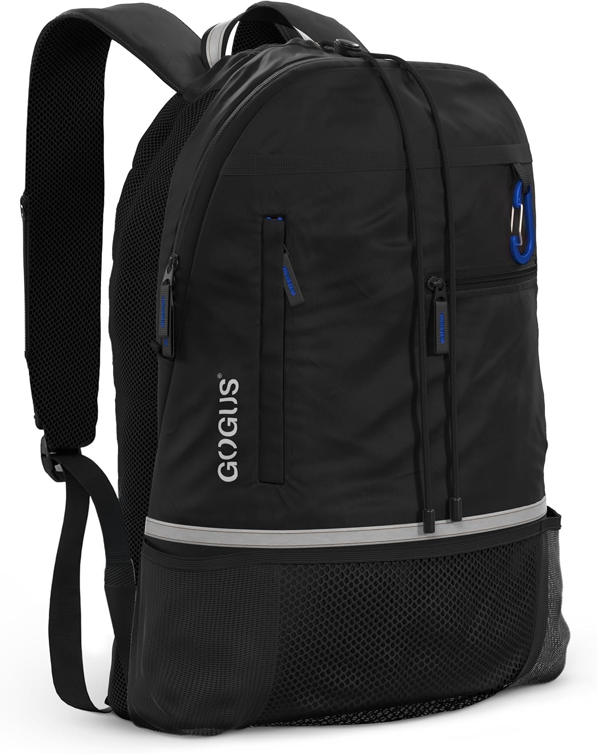 GOGUS Hybrid Gym Backpack for Men & Women – 18L Sports Backpack with Dual Water Bottle Pockets, Mesh Compartment for Gym, Travel – Water Resistant & Reflective Trim Workout Bag