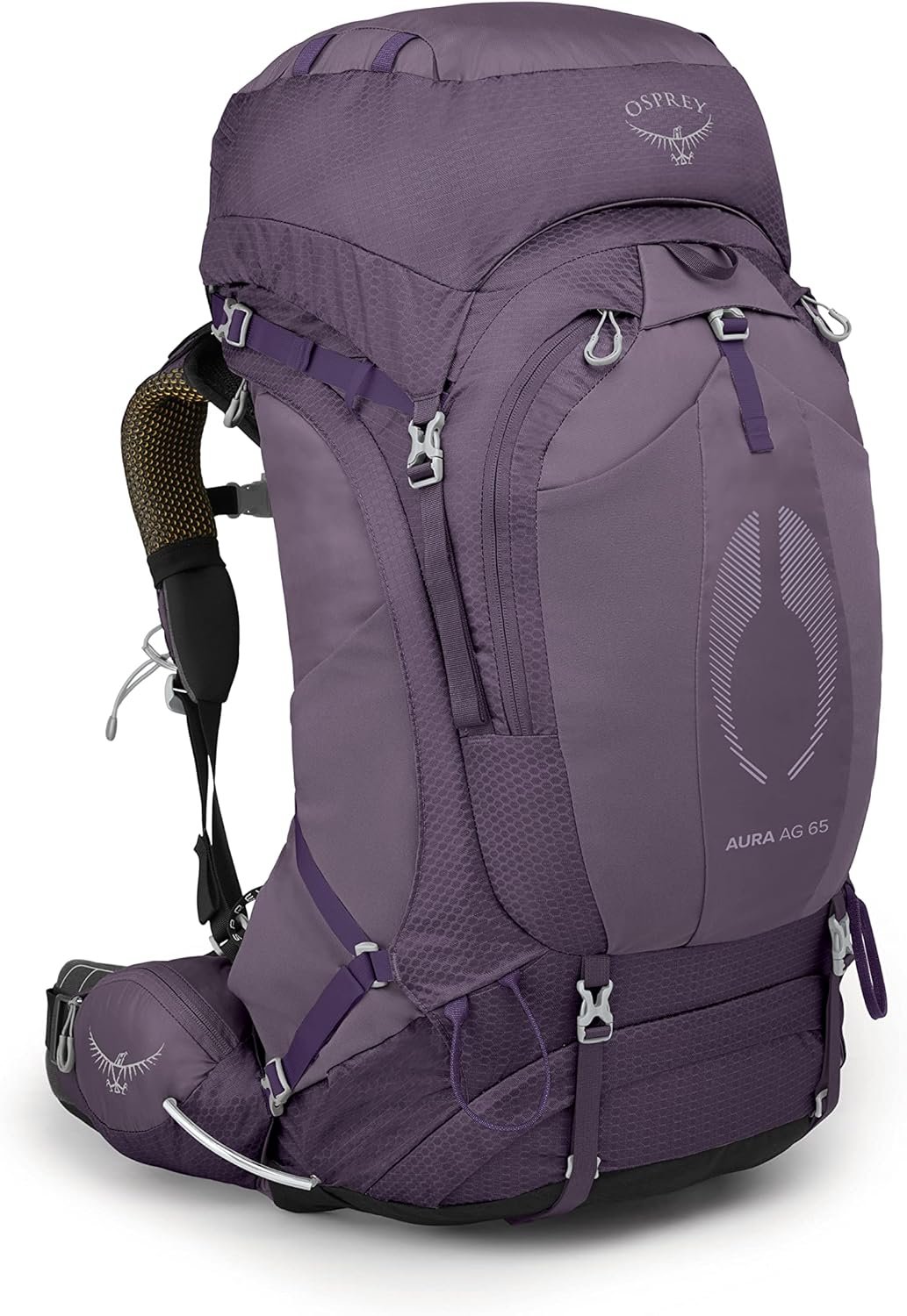 Osprey Aura AG 65L Women’s Backpacking Backpack, Enchantment Purple, WM/L