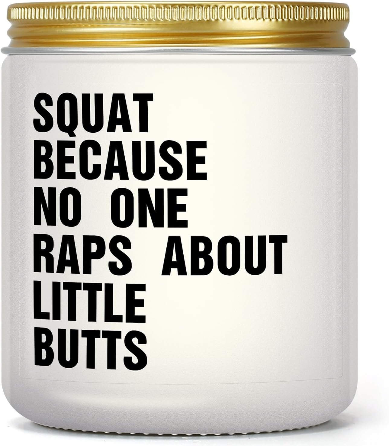 Motivational Fitness Gift for Gym Enthusiast – Inspirational Gifts for Workout Exercise Sports Lover, Encouragement Presents for Friend Women Men Her, Funny Lavender Candle for Christmas Birthday | Exercise Present for Personal Trainer Who Workout CrossFit, Squat Candle for Female Body Builder Birthday Christmas, Lavender